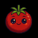 Tomato pixel art icon